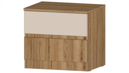 Тумба прикроватная Ленора, Дуб вотан/Кашемир 